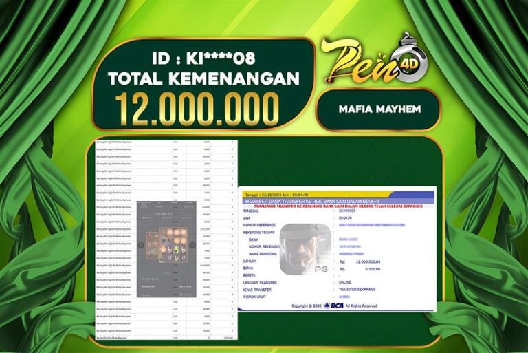 PEN4D $ Kemenangan Jackpot dan Bukti Pembayaran Withdraw Hari Ini 24 OKTOBER 2025