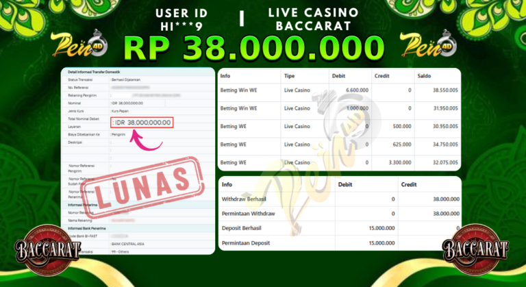 PEN4D $ Kemenangan Jackpot dan Bukti Pembayaran Withdraw Hari Ini 27 NOVEMBER 2025