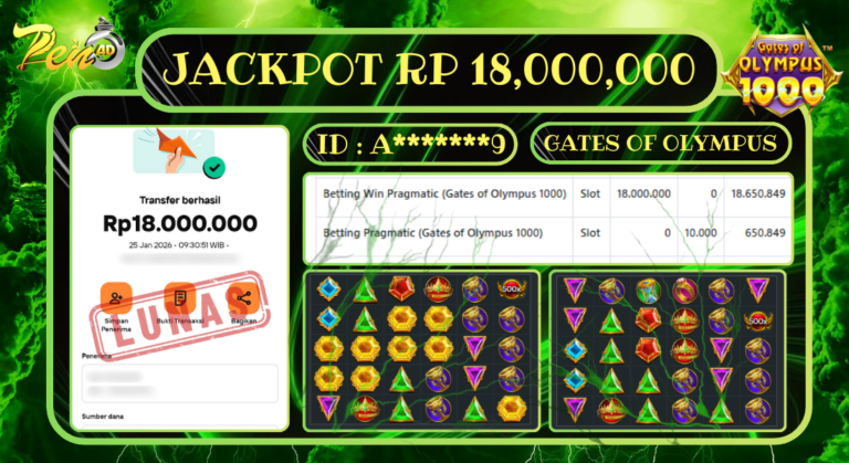 PEN4D $ Kemenangan Jackpot dan Bukti Pembayaran Withdraw Hari Ini 25-JANUARI -2026