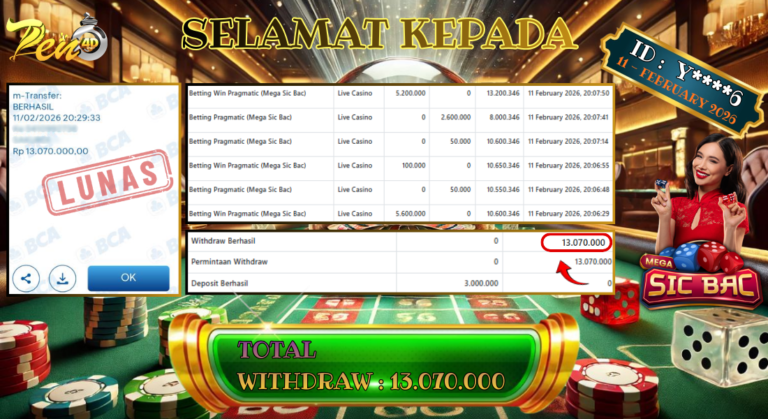PEN4D $ Kemenangan Jackpot dan Bukti Pembayaran Withdraw Hari Ini 11–FEBRUARY–2026