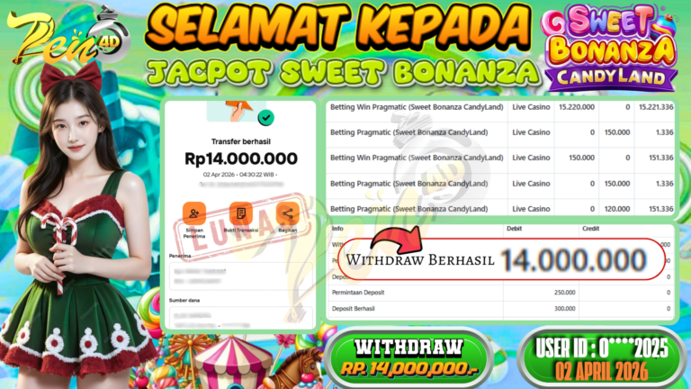 PEN4D – Kemenangan Jackpot Bukti Pembayaran Withdraw Hari Ini (02 April 2026) Oleh PEN4D