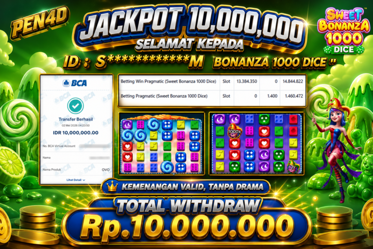 PEN4D – Kemenangan Jackpot Bukti Pembayaran Withdraw Hari Ini (02 MEI 2026) Oleh PEN4D