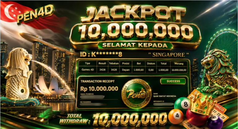 PEN4D – Kemenangan Jackpot Bukti Pembayaran Withdraw Hari Ini (29 JUNI 2026) Oleh PEN4D