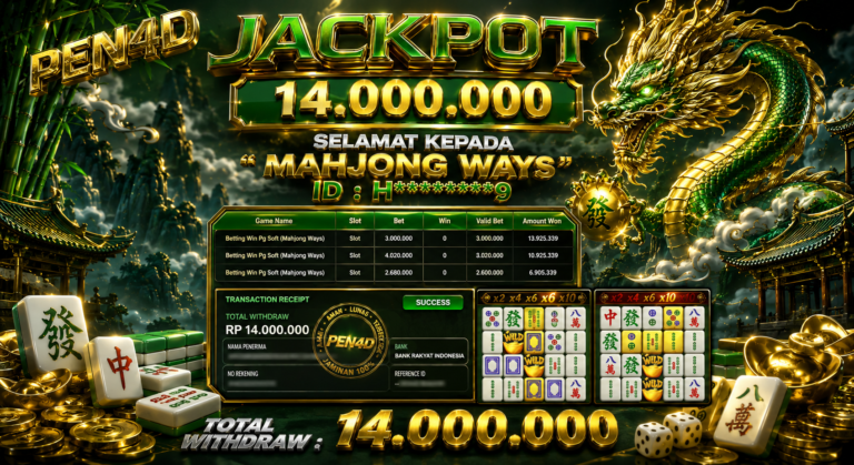 PEN4D – Kemenangan Jackpot Bukti Pembayaran Withdraw Hari Ini (06 JULI 2026) Oleh PEN4D